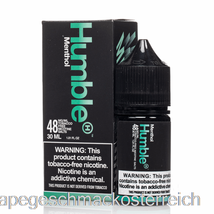 Menthol - Bescheidene Salze - 30 Ml 48 Mg Vape-Geschmack